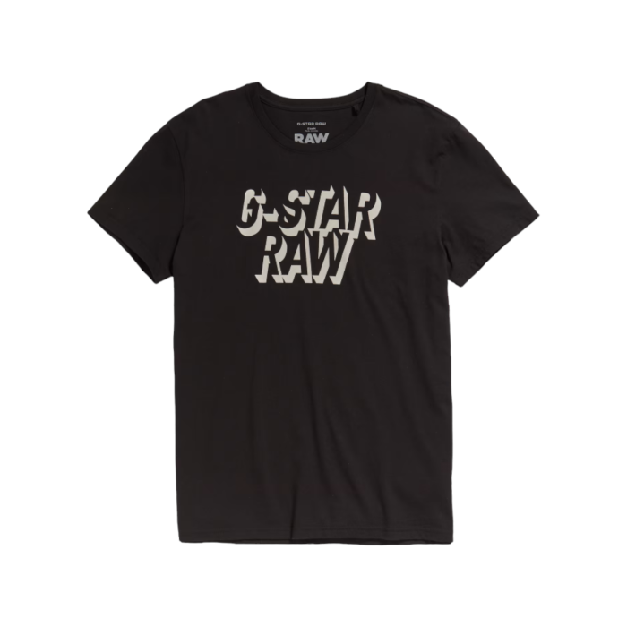 G Star Crew Shadow Graphic Black