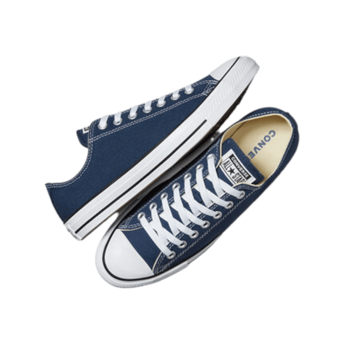 126 2B | Step into timeless style with the Converse All Star Low Navy. Crafted for comfort and versatility, these iconic sneakers are a wardrobe essential.