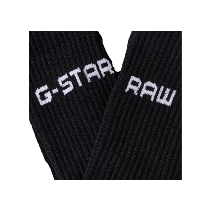 1021 1A | The G-Star Sport Socks 2-Pack in black delivers both comfort and style, crafted from premium, breathable fabric for all-day wear. Featuring a sleek design and reinforced toe and heel areas, these socks offer a secure fit and durability, making them an essential addition to your athletic or casual wardrobe.