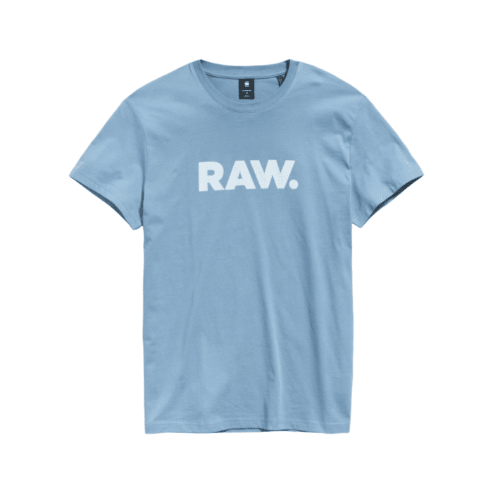 G Star Crew Holorn R T S/S Light Blue