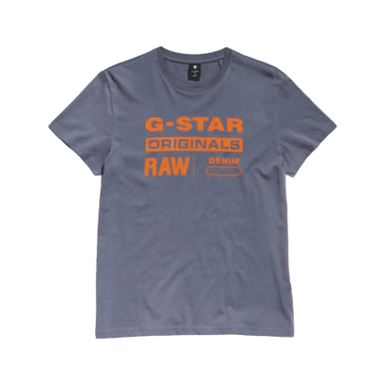 G Star Crew Graphic 8 R T Blue