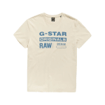 G Star Crew Graphic 8 R T Cream