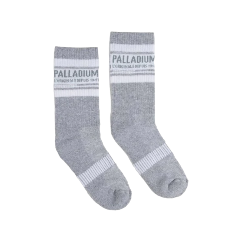 Palladium Socks Stripe Silver Grey