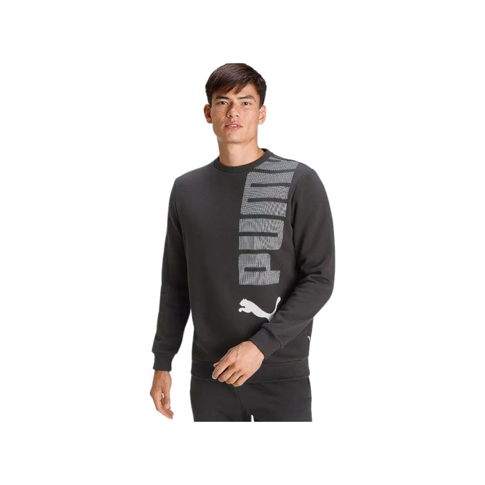 851 13B | The Puma Essential Logo Lab Sweater in Black offers the perfect blend of comfort and style, making it ideal for any occasion. Crafted from a soft, durable cotton-polyester blend, this sweater features the iconic Puma logo, ensuring you look effortlessly cool while staying cozy.