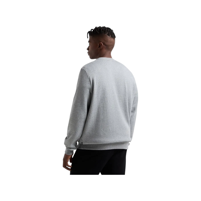 851 1B | The Puma Essential Logo Sweater in Gray Heather offers the perfect blend of comfort and style, making it ideal for any occasion. Crafted from a soft, durable cotton-polyester blend, this sweater features the iconic Puma logo, ensuring you look effortlessly cool while staying cozy.