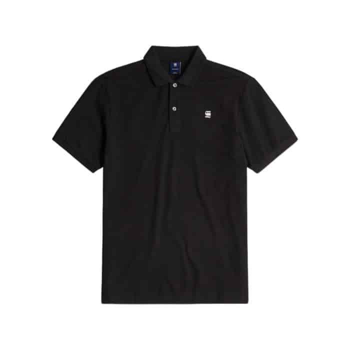 870 5 | The G Star Golfer Dunda Slim Polo S/S in Dark Black combines classic design with a modern slim fit, making it a versatile addition to any wardrobe. Crafted from high-quality materials, this polo ensures both comfort and style for any occasion.