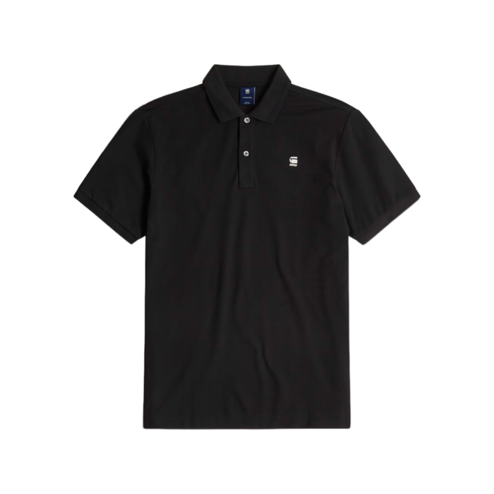 G Star Golfer Dunda Slim Polo S/S Black