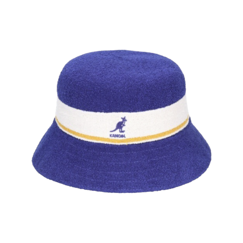 Kangol Bermuda Stripe Bucket Grape Blue