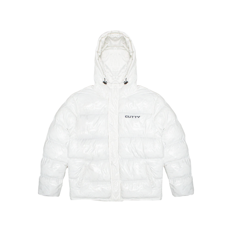 Cutty Shine Puffer Jacket White