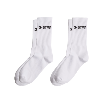 G Star Sport Socks 2-Pack White