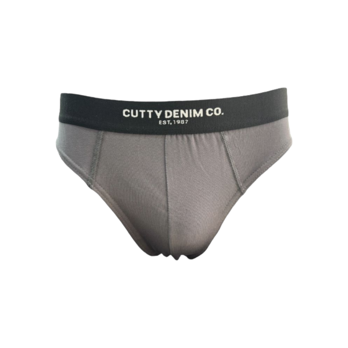 139 2C | The Cutty Cotton Briefs 3-Pack in Black, Grey and Melange delivers ultimate comfort with a soft, breathable cotton blend and a snug, tailored fit. Featuring durable construction, moisture-wicking fabric, and a secure waistband, these briefs offer all-day support and a stylish look.