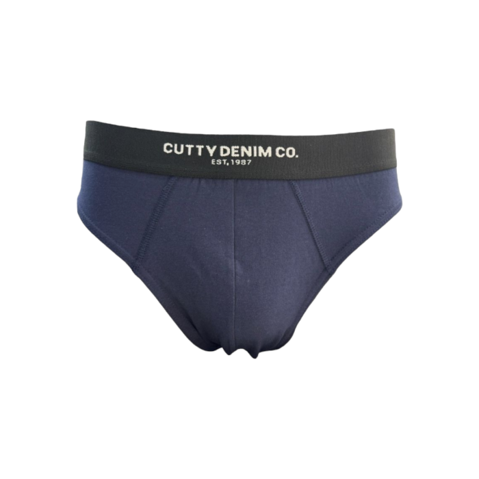 139 7C | The Cutty Cotton Briefs 3-Pack in Black, Navy and Maroon delivers ultimate comfort with a soft, breathable cotton blend and a snug, tailored fit. Featuring durable construction, moisture-wicking fabric, and a secure waistband, these briefs offer all-day support and a stylish look.