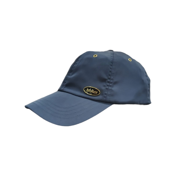 652 5A | The Arbiter Sports Peak Cap in Navy offers a perfect blend of style and functionality, featuring durable, breathable fabric and an adjustable fit for all-day comfort. Its rich color and structured design make it a versatile accessory, ideal for both athletic and casual wear.