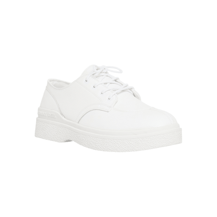 5 76B | The Jonathan D Ray Lace Up Sneaker Suede in White color effortlessly combine sophistication and modern style, making them a versatile addition to any wardrobe. Crafted from high-quality Suede with a sleek detail, these shoes offer a polished look that's perfect for both formal occasions and smart-casual outfits.