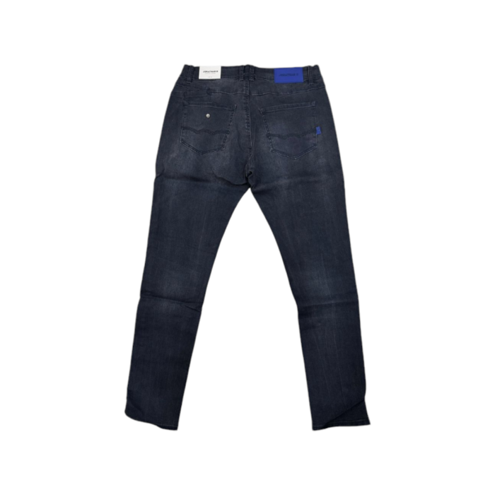 51 3a | The Jonathan D Jeans Vittorio in Steel Blue deliver a bold, contemporary look with their vibrant color and slim-fit design. Crafted from durable denim, these jeans offer both style and comfort, making them a versatile choice for casual wear or a night out.