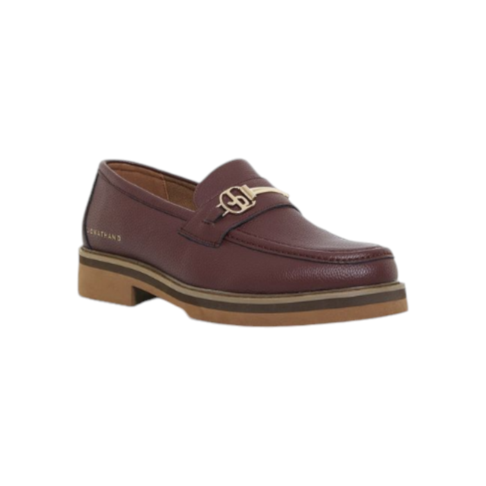 55 29A | The Jonathan D Winston PU Leather shoes in Oxblood/Brown color effortlessly combine sophistication and modern style, making them a versatile addition to any wardrobe. Crafted from high-quality PU leather with a sleek detail, these shoes offer a polished look that's perfect for both formal occasions and smart-casual outfits.