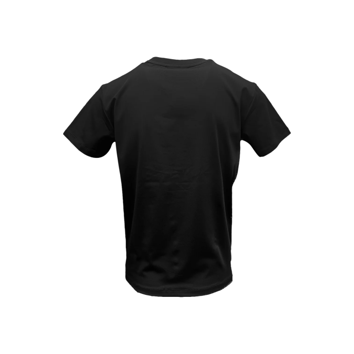 738 51A | The Vialli T-Shirt Itile in black combines sleek design with premium comfort, making it a versatile piece for any wardrobe. Crafted from soft, durable fabric, this shirt ensures a flattering fit and pairs effortlessly with any outfit for a stylish, modern look.