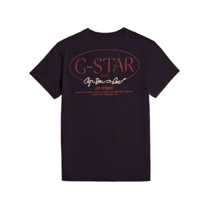 807 93A | The G Star Crew Circle Back Graphic R T in Dark Black  is a stylish and versatile piece perfect for any wardrobe. Made from high-quality fabric, it offers a comfortable fit and a sleek look suitable for any occasion.