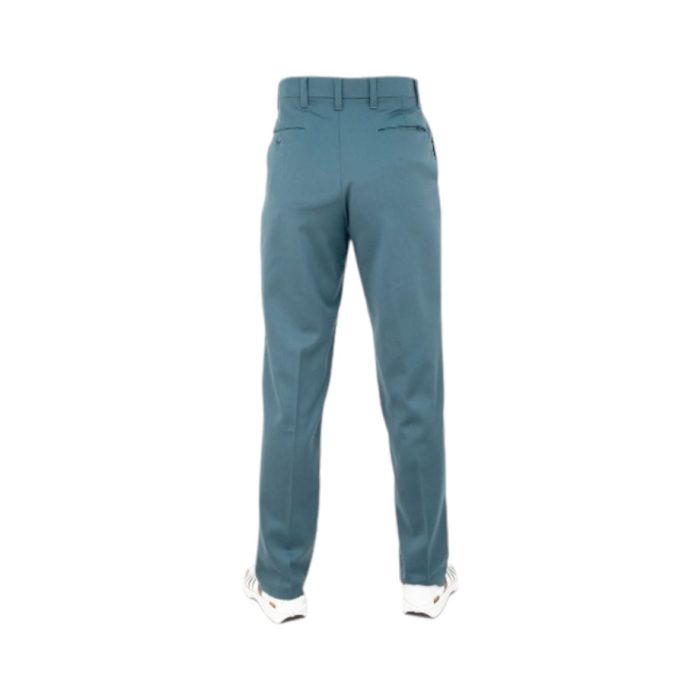 1 10 B | The Brentwood Trouser Teal offer a sophisticated and modern take on classic tailoring, perfect for any occasion. Crafted from high-quality fabric, these trousers provide a comfortable fit while maintaining a sleek and polished silhouette throughout the day. The rich teal color adds a bold yet versatile touch, making them easy to pair with both formal and casual outfits for a standout look.