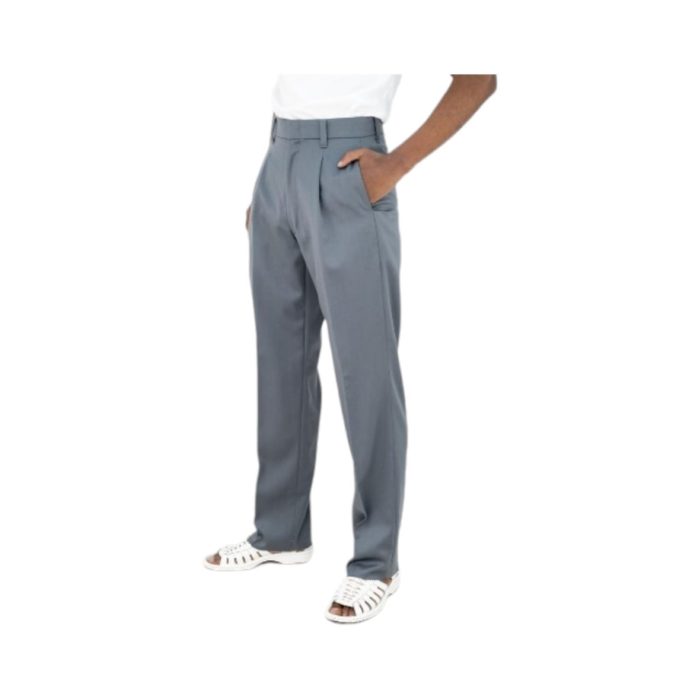 1 11 C | The Brentwood Trousers in Slate offer a sophisticated and modern take on classic tailoring, perfect for any occasion. Crafted from high-quality fabric, these trousers provide a comfortable fit while maintaining a sleek and polished silhouette throughout the day. The rich teal color adds a bold yet versatile touch, making them easy to pair with both formal and casual outfits for a standout look.