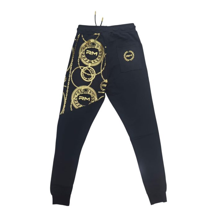 110 25 C | The Rossimoda Oro Italiano Sweatpants in Black offer a sophisticated blend of comfort and luxury, designed with high-quality Italian craftsmanship. These sweatpants feature a tailored silhouette with a relaxed fit, perfect for both lounging and casual outings, while the deep black color adds a touch of elegance that pairs well with any wardrobe. Finished with subtle gold-tone accents, they reflect the distinctive Oro Italiano style, combining classic design with a modern edge that’s both versatile and effortlessly chic.