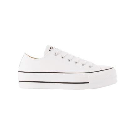 Converse Chuck Taylor AS Lift Leather Platform White