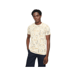 Polo T-Shirt AOP Camel