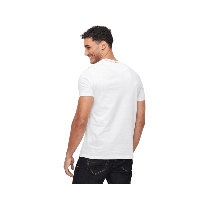 303 121AA | The Polo Crew Type Printed T-Shirt in White offers a blend of casual sophistication and timeless style. Featuring a classic crew neckline and a bold logo print, this shirt is designed to provide all-day comfort while making a statement, perfect for effortless everyday wear.