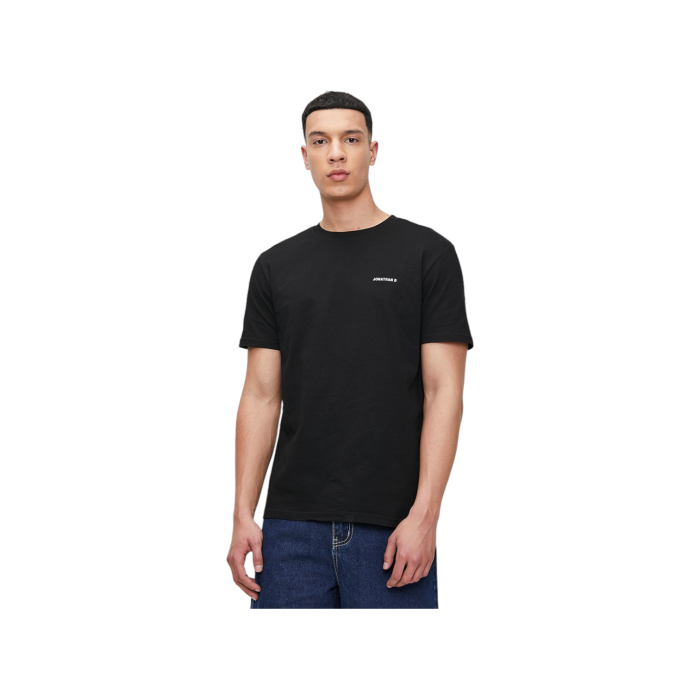 47 10A | The Jonathan D T-Shirt Celer in Black offers a sleek, minimalist design crafted from soft, breathable cotton, providing both comfort and durability for everyday wear. Its versatile black hue and classic fit make it a perfect choice for effortless style, whether dressed up or down.