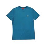 Enrico Coveri T-Shirt Small Chest Logo Lake Blue