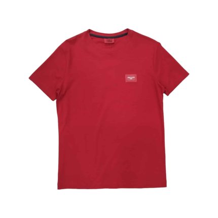 Enrico Coveri T-Shirt Small Chest Logo Red.