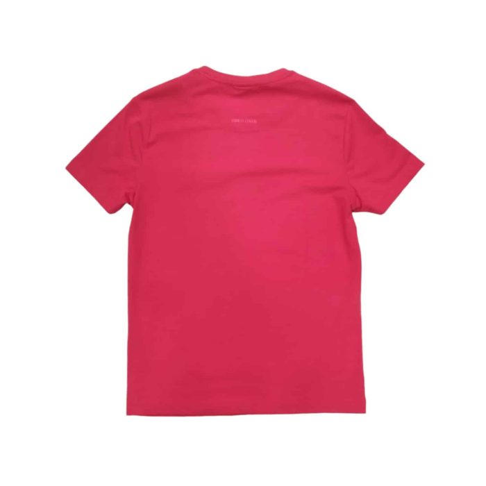 559 105 B | The Enrico Coveri T-Shirt Small Chest Logo in Red is a vibrant and eye-catching piece that effortlessly elevates your casual wardrobe, showcasing a bold red hue that exudes energy and confidence. Crafted from premium-quality cotton, this t-shirt not only offers a luxuriously soft and breathable fit for all-day comfort but also features a small chest logo that adds a touch of sophistication without compromising the minimalist aesthetic. With its classic crew neck and relaxed silhouette, this versatile t-shirt is perfect for pairing with jeans, shorts, or chinos, making it an essential staple that enhances your style while ensuring you feel comfortable and confident in any setting.