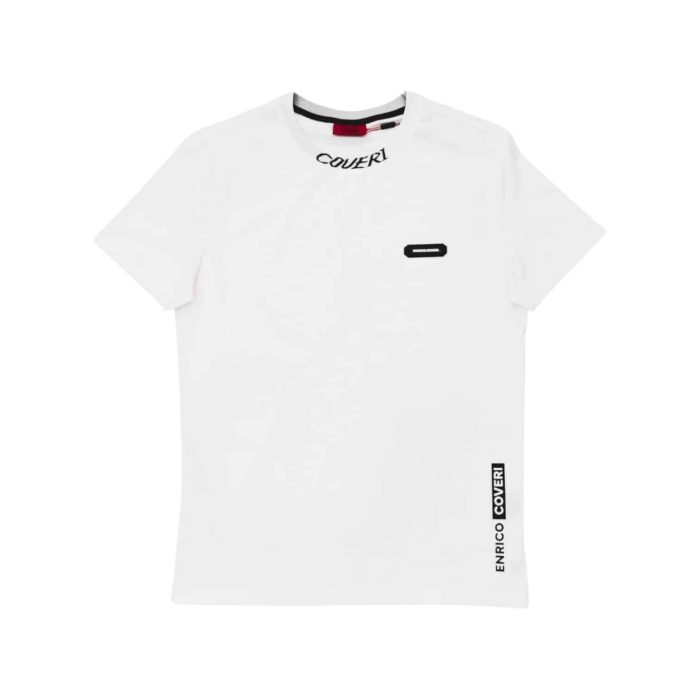 Enrico Coveri T-Shirts Neck Logo Print White