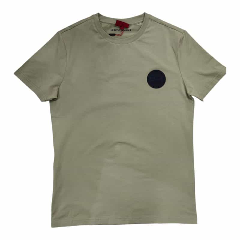 Enrico Coveri T-shirt Rubber Logo Light Green