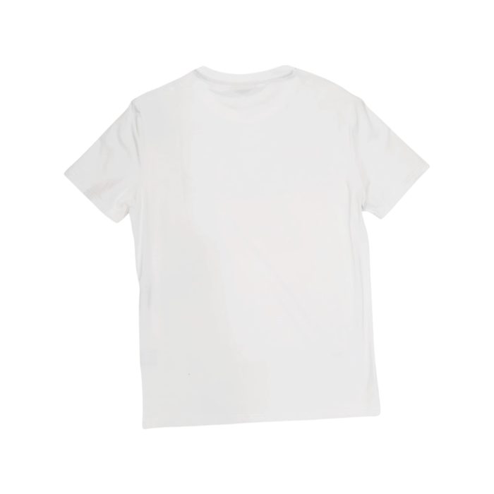 559 165 B | The <em>Enrico Coveri Side Logo Print T-shirt</em> in White offers a perfect blend of minimalist design and modern style. Made from soft, breathable cotton, it ensures all-day comfort while maintaining its shape and color through multiple wears. The sleek side logo print and calming light blue hue make this t-shirt a versatile choice, effortlessly pairing with both casual and semi-formal outfits.