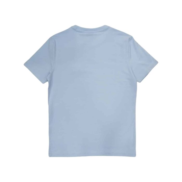 559 166 B | The <em>Enrico Coveri Side Logo Print T-shirt</em> in Light Blue offers a perfect blend of minimalist design and modern style. Made from soft, breathable cotton, it ensures all-day comfort while maintaining its shape and color through multiple wears. The sleek side logo print and calming light blue hue make this t-shirt a versatile choice, effortlessly pairing with both casual and semi-formal outfits