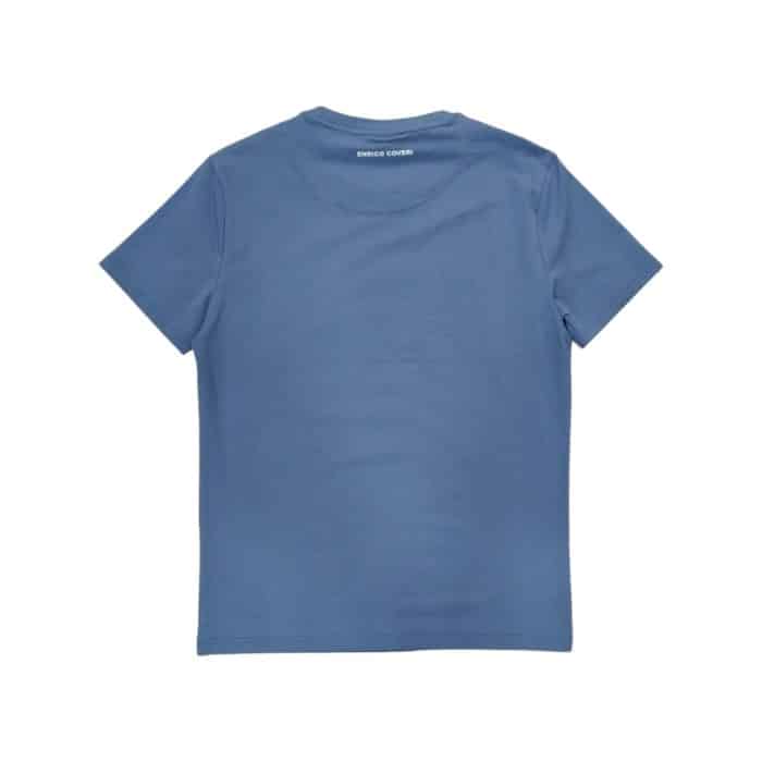 559 98 M 3 | The Enrico Coveri Crew 3D Print Logo T-Shirt in Blue/White is a striking blend of contemporary style and ultimate comfort, featuring a vibrant blue fabric that perfectly showcases its bold white 3D logo. Crafted from a high-quality cotton blend, this t-shirt offers a soft, breathable feel and a relaxed fit, making it ideal for all-day wear whether you’re out with friends or enjoying a casual day at home. Versatile and easy to style, this t-shirt effortlessly pairs with jeans or shorts, making it a must-have addition to your wardrobe that allows you to express your unique personality with ease.