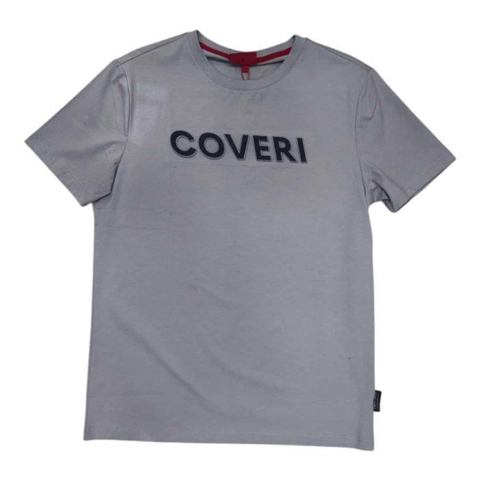 Enrico Coveri T-shirt 3D Stand Out Logo Grey