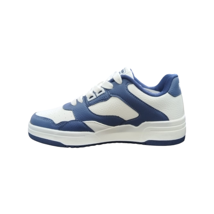 749 28A | The Fila Lucas in White and Royal is a cool and versatile mens' shoe that combines classic design with modern comfort. Its neutral tones effortlessly complement any casual or sporty outfit, while the cushioned sole ensures all-day support and ease with every step.