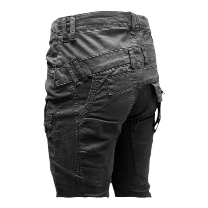 939 26 D | The <em>Vialli Ranger Cargo Pants</em> in Black Fade offer a perfect blend of rugged durability and modern style, featuring a slim-tapered fit and crafted from a breathable yet sturdy cotton blend that ensures all-day comfort and long-lasting wear. With multiple spacious cargo pockets for added functionality, these pants provide ample storage for your essentials while maintaining a sleek, contemporary silhouette that complements both casual and outdoor looks. The distinctive Black Fade color adds an edgy, worn-in vibe that effortlessly enhances any outfit, making these pants a versatile choice for a variety of occasions.