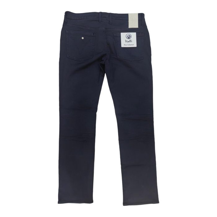 939 30 B | The <em>Vialli Jeans Iipinicco Sottle Slim Fit</em> in <em>Indigo Blue</em> offers a sleek, modern silhouette with its tailored slim-fit design, ensuring a flattering yet comfortable wear. Crafted from premium stretch denim, these jeans combine durability with flexibility, making them ideal for both casual and semi-formal occasions. The rich <em>Indigo Blue</em> shade adds a timeless appeal, making these jeans versatile enough to pair with various outfits for any setting.