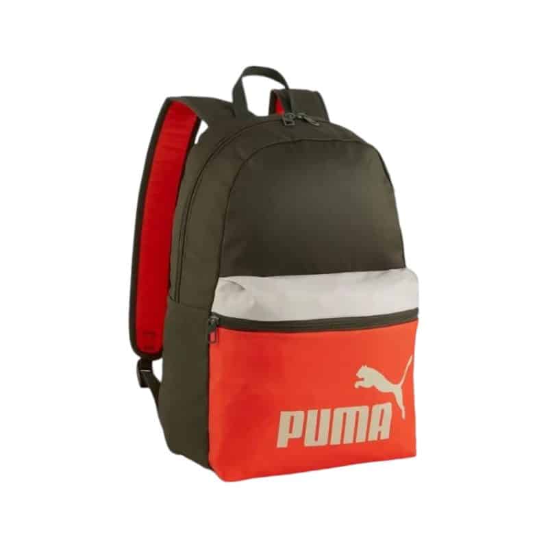 Puma Backpack Colour Block Olive/Orange