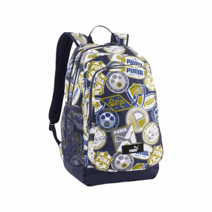 Puma Backpack Academy Soccer Badges AOP Navy