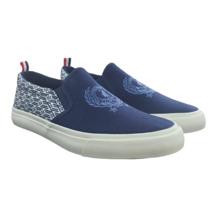 Polo AOP Crest Slip On Navy