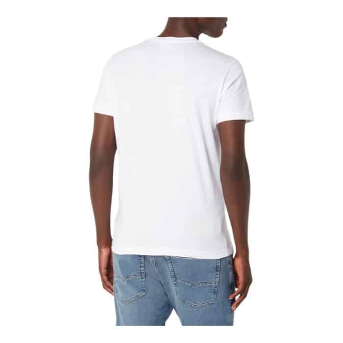 862 33 C | The Diesel T-Shirt T-Diegor K52 White combines premium craftsmanship with a sleek, minimalist design, making it a versatile addition to any wardrobe. Crafted from 100% high-quality cotton, it offers unmatched comfort and durability, featuring a regular fit and a classic crew neckline that flatters a variety of styles. Enhanced by Diesel’s iconic logo on the chest, this T-shirt effortlessly blends urban edge with timeless sophistication, perfect for casual outings or layering for a more polished look.