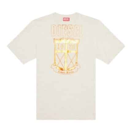 Diesel T Shirt T-Just L12 Oatmeal