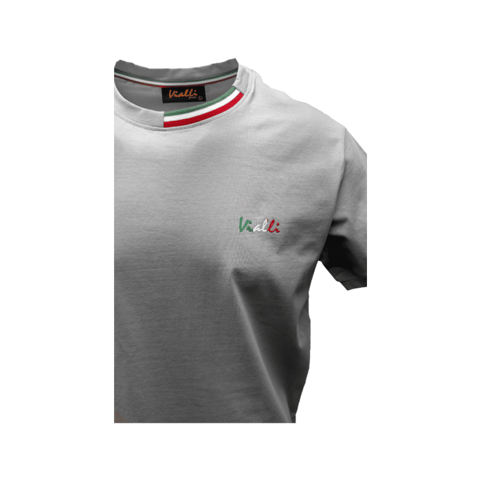 938 60B | The Vialli T Shirts Candy in Grey combines sleek design with premium comfort, making it a versatile piece for any wardrobe. Crafted from soft, durable fabric, this shirt ensures a flattering fit and pairs effortlessly with any outfit for a stylish, modern look.