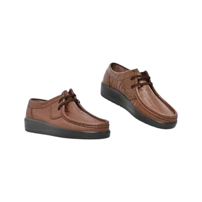 106 13B | The Grasshopper Hornsby Mid Brown Tornado combines timeless craftsmanship with modern functionality, featuring premium leather and hand-stitched detailing that exudes sophistication and durability. Designed for both style and comfort, it includes a cushioned insole, breathable lining, and a shock-absorbent outsole, ensuring effortless wear from casual outings to semi-formal occasions. With its eco-conscious materials and versatile mid-cut design, this shoe is the perfect balance of elegance, practicality, and sustainability.