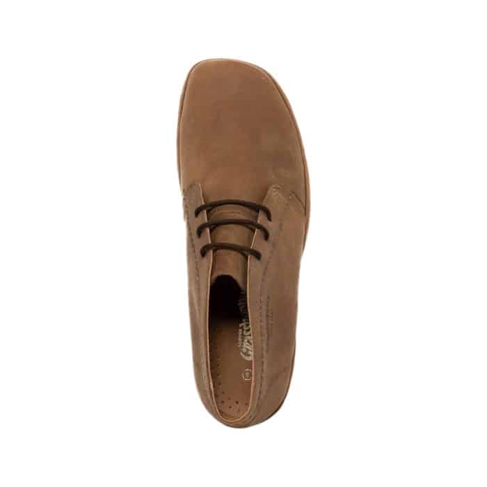 106 17B | The Grasshoppers Nevada Dark Brown Sandiego combines timeless style and everyday practicality with its rich synthetic leather upper, detailed stitching, and versatile dark brown hue. Designed for comfort, it features a padded collar, cushioned insole, and breathable lining, ensuring long-lasting support and a cool, dry feel throughout the day. With a lightweight yet durable rubber outsole that provides excellent grip and stability, this shoe is perfect for casual outings, work, or weekend adventures.