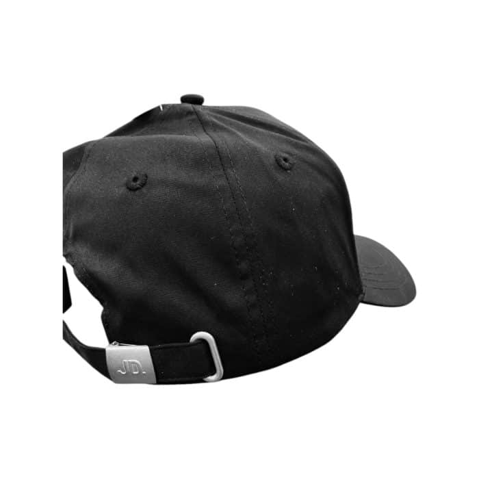 41 11C | The Jonathan D Cap Devon Black is a timeless accessory that combines sleek design with exceptional functionality, making it a versatile choice for any occasion. Crafted from lightweight, breathable materials, it offers all-day comfort and features an adjustable strap for a secure, personalized fit. With its deep black hue and clean, structured silhouette, this cap effortlessly enhances casual and polished looks alike, ensuring it remains a reliable wardrobe staple year-round.